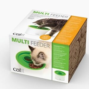 Green Multi Feeder for Cats